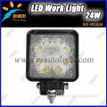 24W 12V/24V Rectangular Led work light/Led work lamp for heavy duty